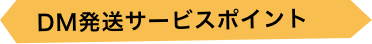 DM発送サービスポイント